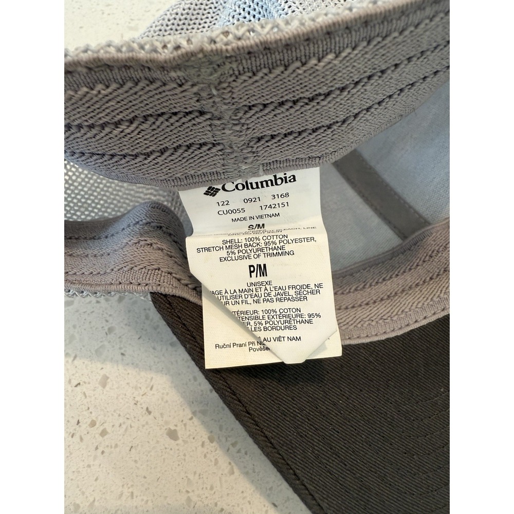 Columbia PFG Flex fit Mesh Hat Gray With Orange Size‎ S/M - Picture 3 of 9